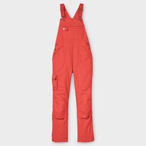 Duluth Trading Co Heirloom Gardening Overalls Coral Pink Women's L/33